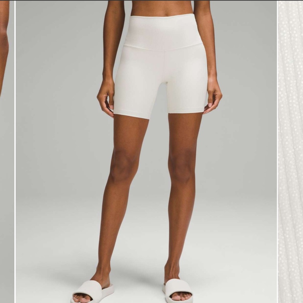 NWOT Lululemon Align Ribbed High-Rise Short 6"